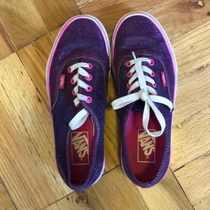 Sparkly pink/purple Vans!